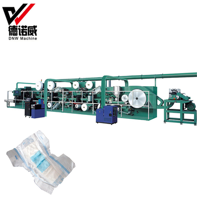 Disposable Semi Automatic Baby Adult Diaper&Women Sanitary Napkin Making and Packing Machine