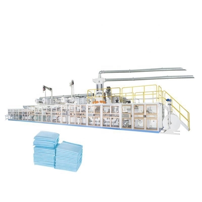 Ultrasonic Automatic Microfiber Fabric Medical Under Pad Production Line Machine