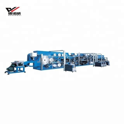 Ultrasonic Automatic I Shape to T Shape Baby Diapers Machine
