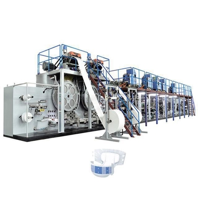 Raw Materials Sanitary Napkin Pad Production Machine Line